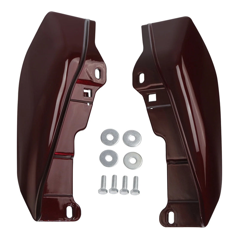 Harley Touring (2009-Current) Mysterious Red Mid Frame Air Deflectors