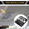 Toyota Tundra Carbon Fiber Pattern Roof Reading Light Cover (2022–2024)