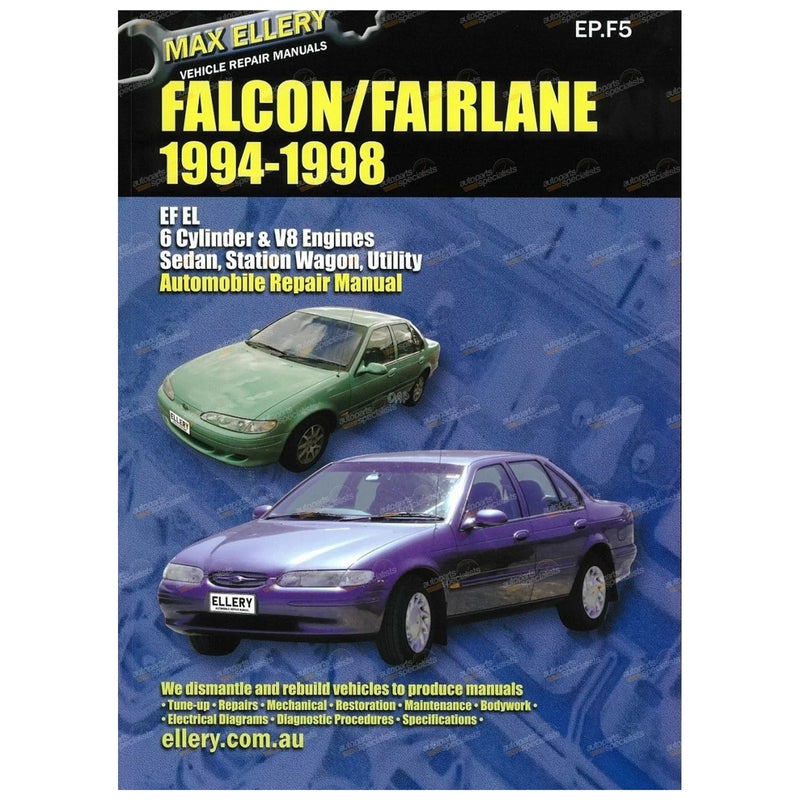 Falcon EF EL Fairlane NF NL LTD Fairmont Manual (1994-1998)