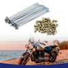 Motorcycle Scooter Wheel Plated Spoke 150mm Length with Nipples Set of 36