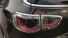 Jeep Compass 4 x Pieces ABS Chrome Rear Light Lamp Frame Trim (2017-2021)
