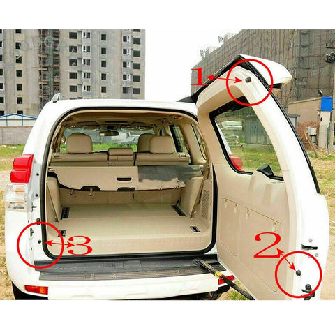 Toyota Prado 150 3 x Trunk Tailgate Cushioning Pads (2010-2021)