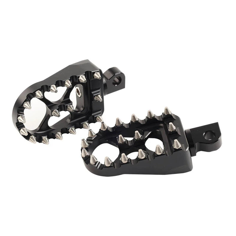 Harley Dyna Sportster Fatboy CNC Wide Fat Foot Pegs (2000-2023)