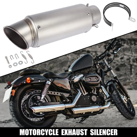 Motorcycle Exhaust Silencer / 60.5mm Muffler
