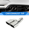 Toyota Noah / Voxy Square Curved Dual Exhaust Tip 2.4" Inlet (2007-2022)
