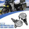 BMW R1200 F800R F850 F1250 Black Pair LED Fog Light Protector