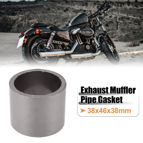 Motorcycle 38mm ID 46mm OD Exhaust Muffler Pipe Gasket Graphite Seal Ring