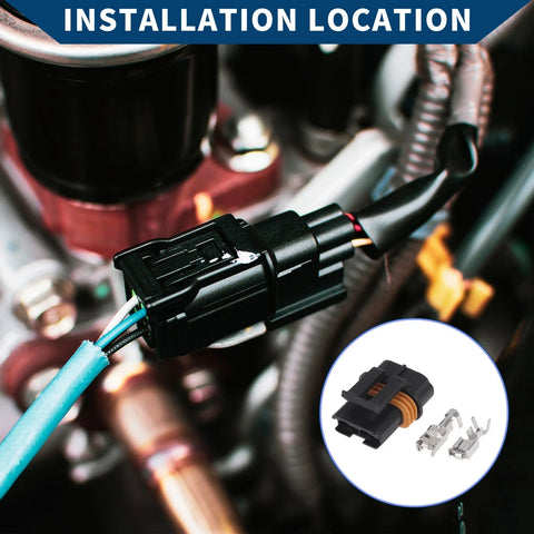 Buick 2 x Pins Electronic Fan Socket Plug