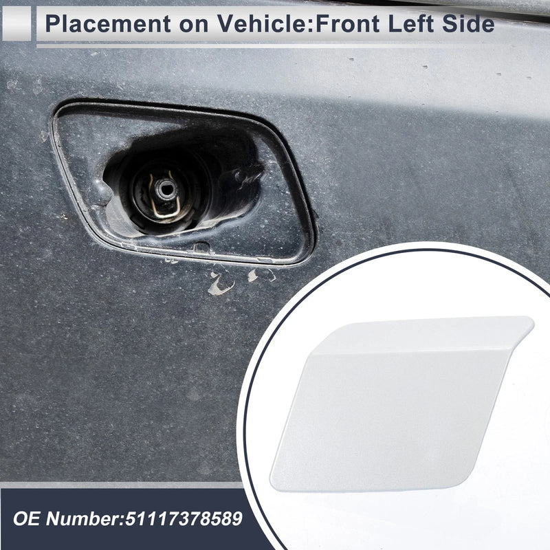 BMW X5 Front Left Bumper Headlight Washer Nozzle Cover (2014-2018)