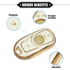 Buick Encore Enclave TPU White 4 Button Key Fob Shell Cover with Keychain