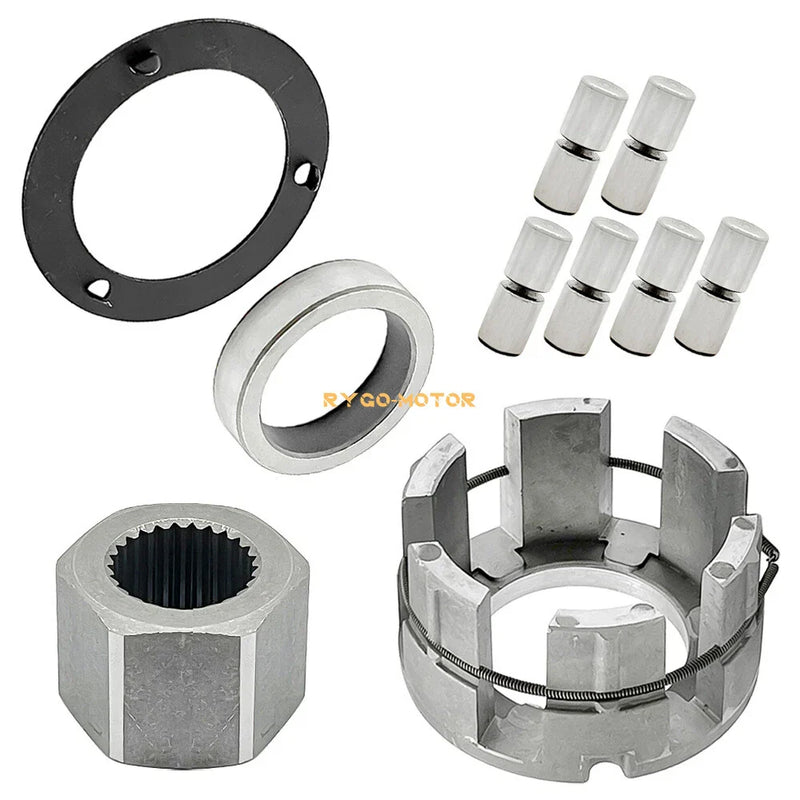 Polaris Big Boss Worker Xplorer Front Wheel Hub Clutch Bearings Seals Kit