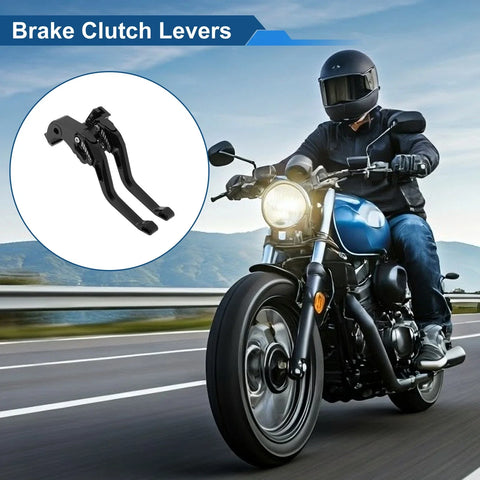 Kawasaki ZX6R ZX 6R 636 ZX-6R Black Adjustable Short Brake Clutch Levers