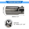 Toyota Land Cruiser Prado Exhaust Tip 1.3"-2.9" Inlet (2009-2023)