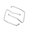 Harley Sportster XL 883 1200 Chrome Saddlebag Support Brackets (2004-2016)
