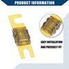 Car Motorcycle Audio Gold Tone 10 x Mini ANL 120A Fuses