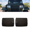 Jeep Wrangler Smoked Front Turn Signal Light Housings (1987-1995)