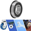 Deep Groove Ball Bearings 15x32x9mm Silver Tone Black