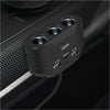 3-Way 120W Car Cigarette Lighter Socket Splitter Dual USB Charger Adapter