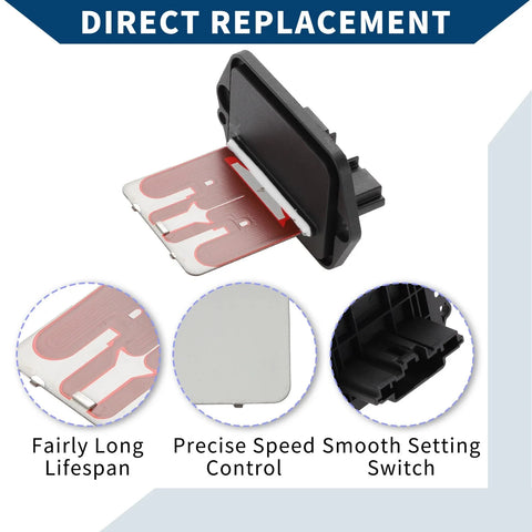 Mazda 2 (2011-2014) Black 1 Pcs Blower Motor Resistor