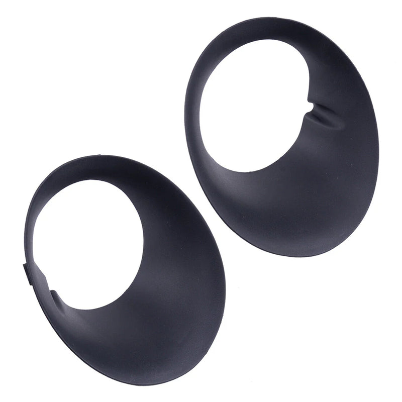 Dodge Ram 1500 2500 3500 Front Bumper Fog Light Bezel Covers (2002-2023)