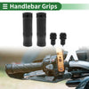7/8" 22mm Motorcycle Hand Grips Cover Kit Handlebar Grip Rubber Black