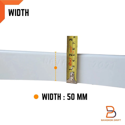 Nissan Navara D23 White QM1 Smooth Fender Flares (2021-2023)