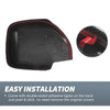Lexus LX470 Rearview Mirror Cap Overlay 2 x Black Carbon Fiber (1998-2007)