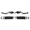 Honda CRF1000L CRF1100L Silver Extendable Brake Clutch Lever (2016-2023)
