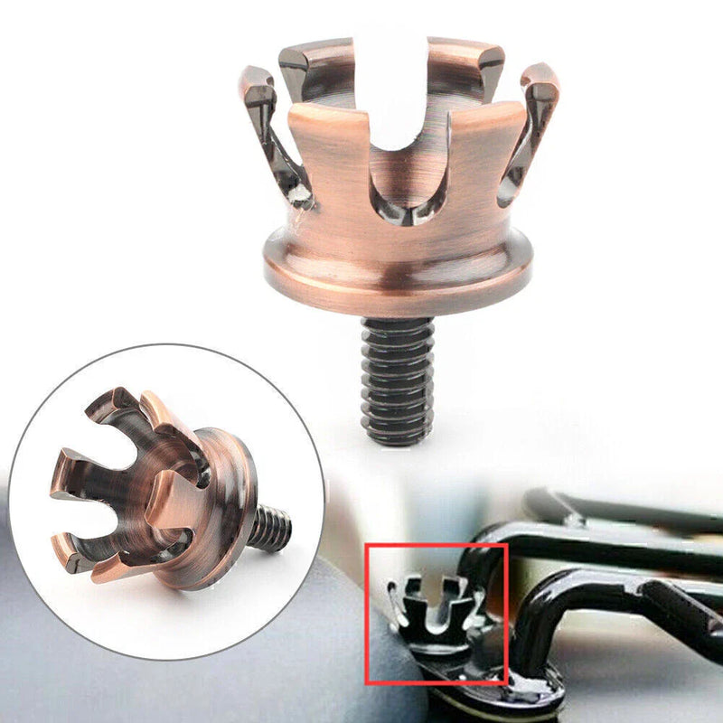 Harley Imperial Crown Rear Seat Bolt Tab Screw Mount Aluminum (96-Current)