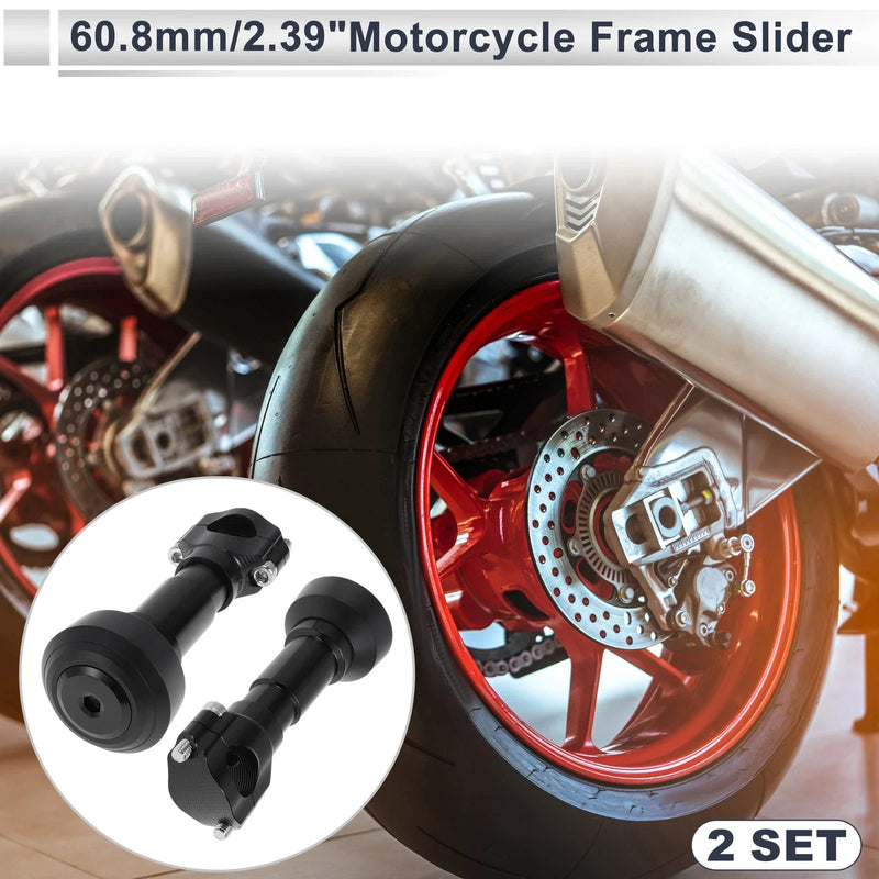 All Bikes Black Slider Frame / 0.87-1.1 / Aluminum Alloy Plastic Motorcycle