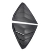 Mazda CX-5 Matte Black Rear Side Window Shutters Louvers Trim (2017–2021)