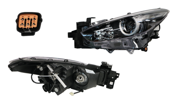 Headlight Left Hand Side FOR Mazda 3 BN 2016
