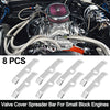 Chevy 283-305-327 Engines 8pcs 3" Valve Cover Spreader Bar Hold Down Tab