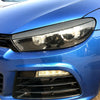 VW Scirocco (2009-2017) Carbon Fiber Headlight Eyebrow Eyelid Covers