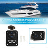 Car 50 Amp Dual USB Socket Flush Mount QC 3.0 Port