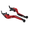 Yamaha YZF R1 R6 R6S CNC Red Extendable Brake Clutch Levers (2004-2016)