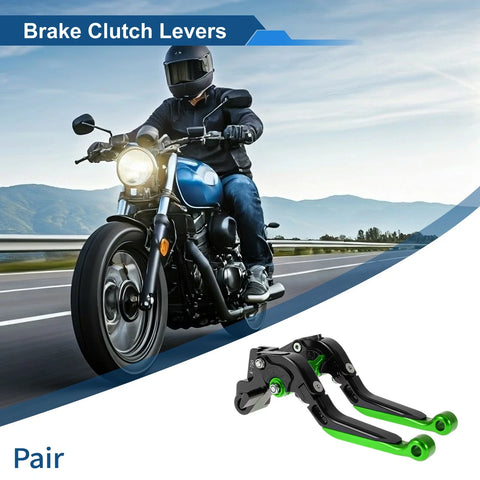 Brake Clutch Levers / 2x Adjustable Short Long / Kawasaki NINJA650R