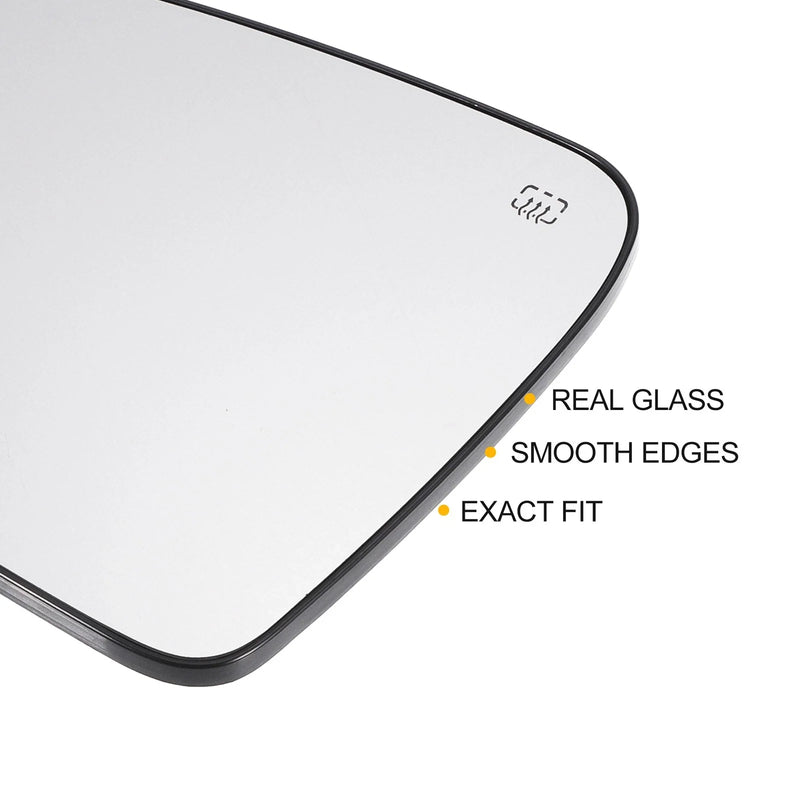 Dodge Durango & Jeep Left Mirror Glass Heated Back