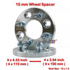 Daihatsu Mira L200 L500 2 x 15mm 12x1.5 Wheel Spacers