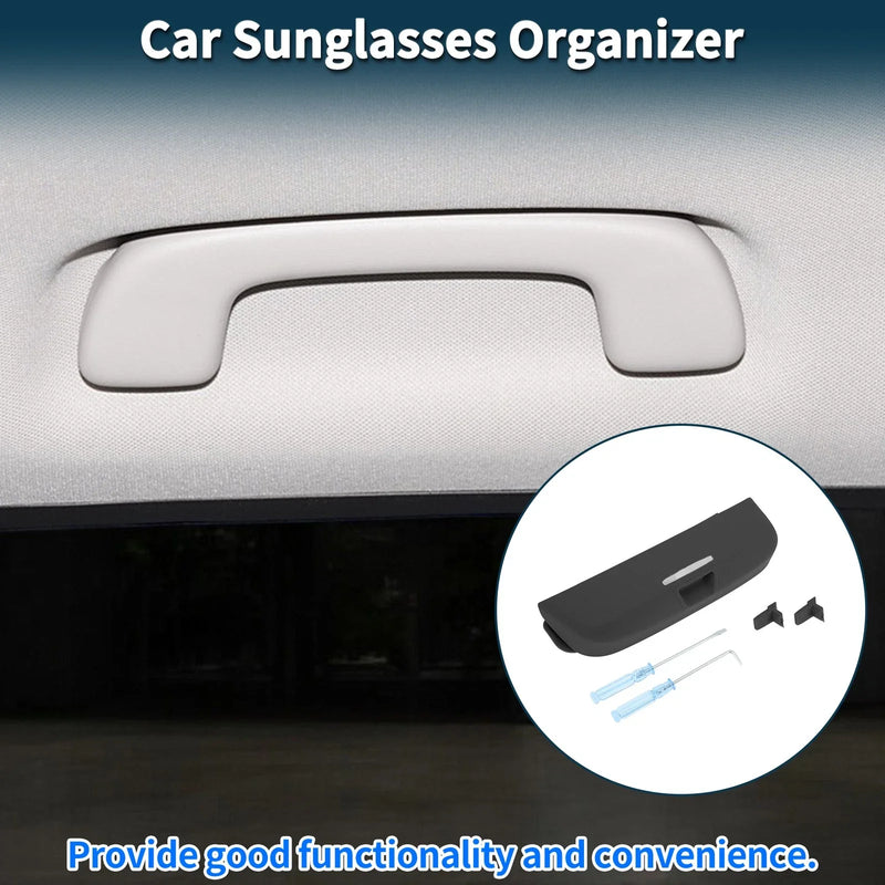 Toyota Prado 2021-2023 Eyeglasses Holder Storage Box Black Sunglasses Case