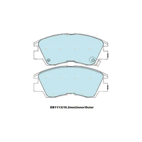 Mitsubishi Triton HD Front Disc Brake Pads Set (1986-1996)
