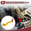 Bosuer M4 Gold Tone Orange Head Folding Motorcycle Gear Shifter Lever