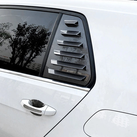 VW Golf 7 MK7 Rear Side Window Louver Cover (2013-2019)