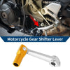 Bosuer M5 Silver Tone Gold Tone Head Folding Gear Shifter Lever