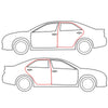 Toyota Corolla E90 1987-1992 Rear Door Weatherstrip