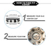 BMW 5 Series G30 (2017-2023) 2.22in OD ABS Black Hub Center Caps  56.5mm