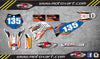 KTM 50 SX Custom Graphics Full Kit - STORM STYLE Stickers (2009-2015)