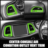 Dodge Challenger 4pcs Center Console Air Vent Trim (2015-2023)