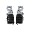 Harley Touring & Softail Chrome 1-1/4" Highway Bar Footpegs