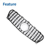 Mercedes-Benz GLA Class X156 2017-2019 Black Front Upper Bumper Grille